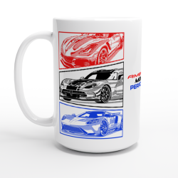 American Modern Performance White 15oz Ceramic Mug